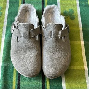Birkenstock Boston Clog in Grey